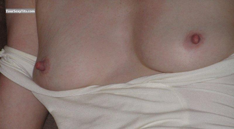 Tit Flash: My Small Tits (Selfie) - Handful from United States